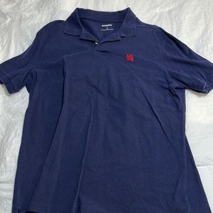 Navy express polo shirt
